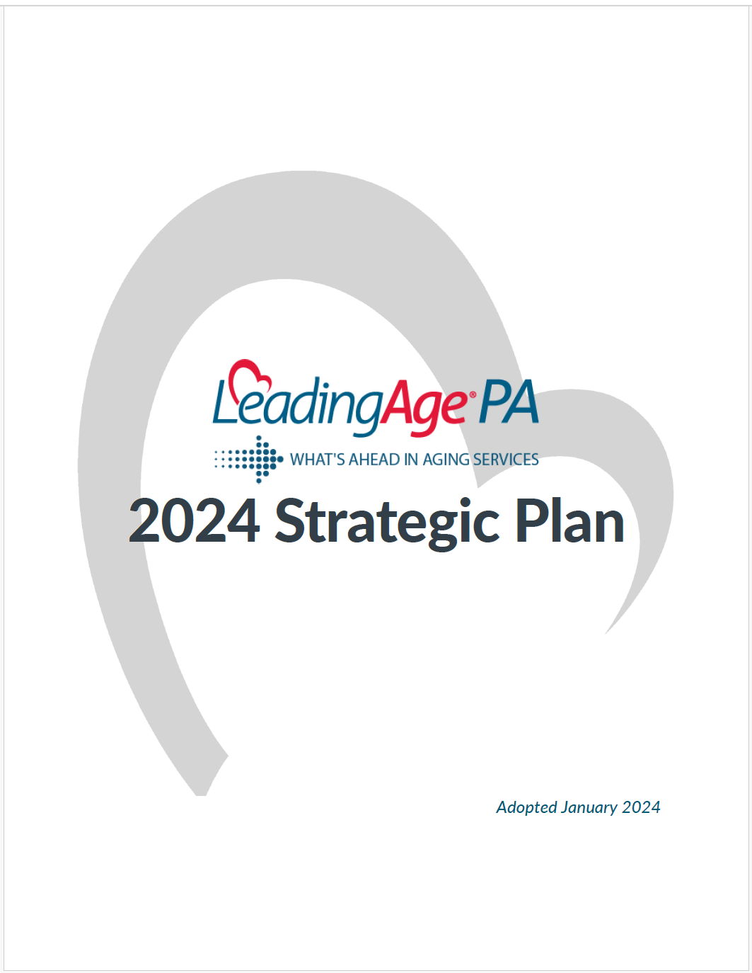 Thumbnail Image of LeadingAge PA's 2024 Strategic Plan document