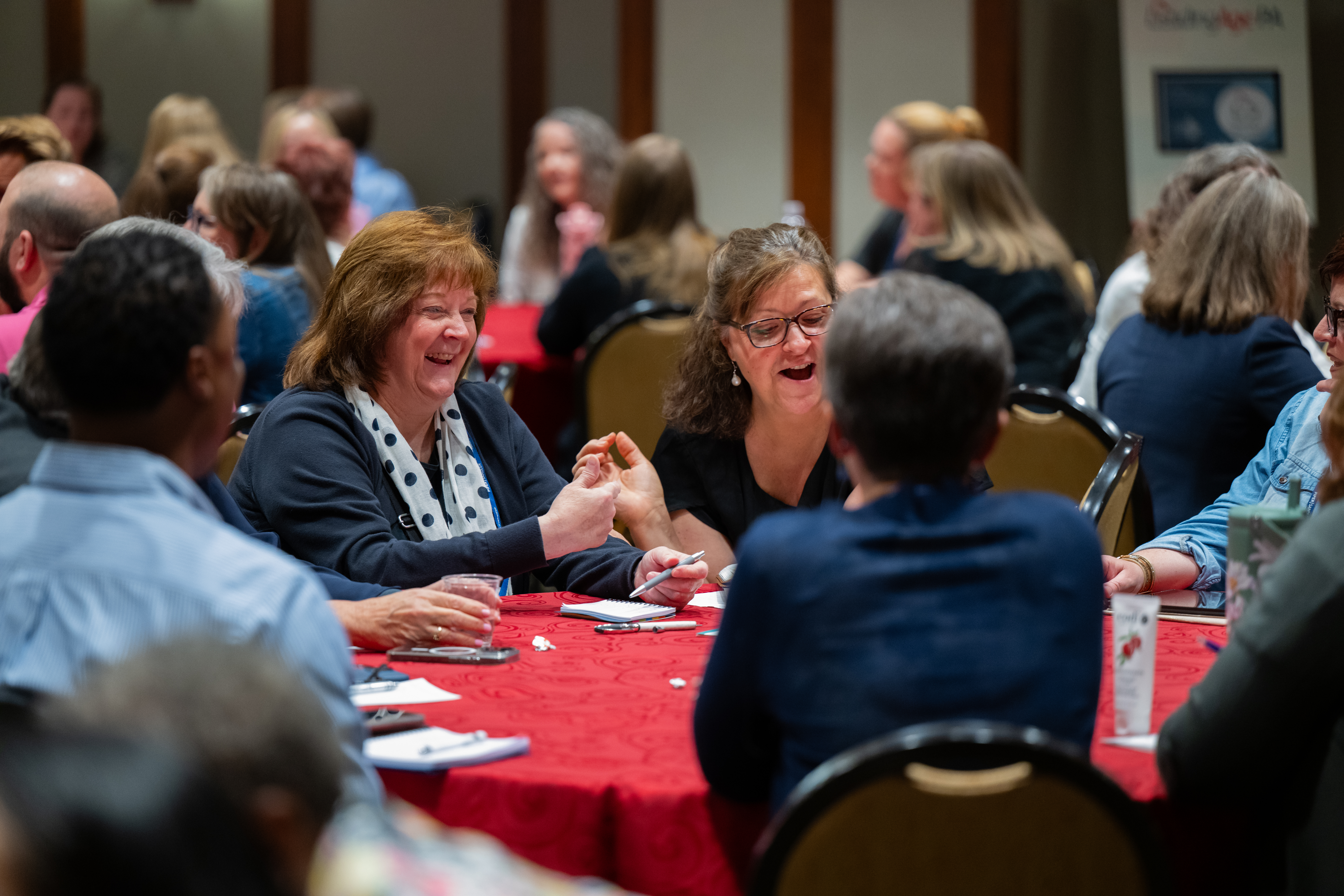 Members enjoying a workshop