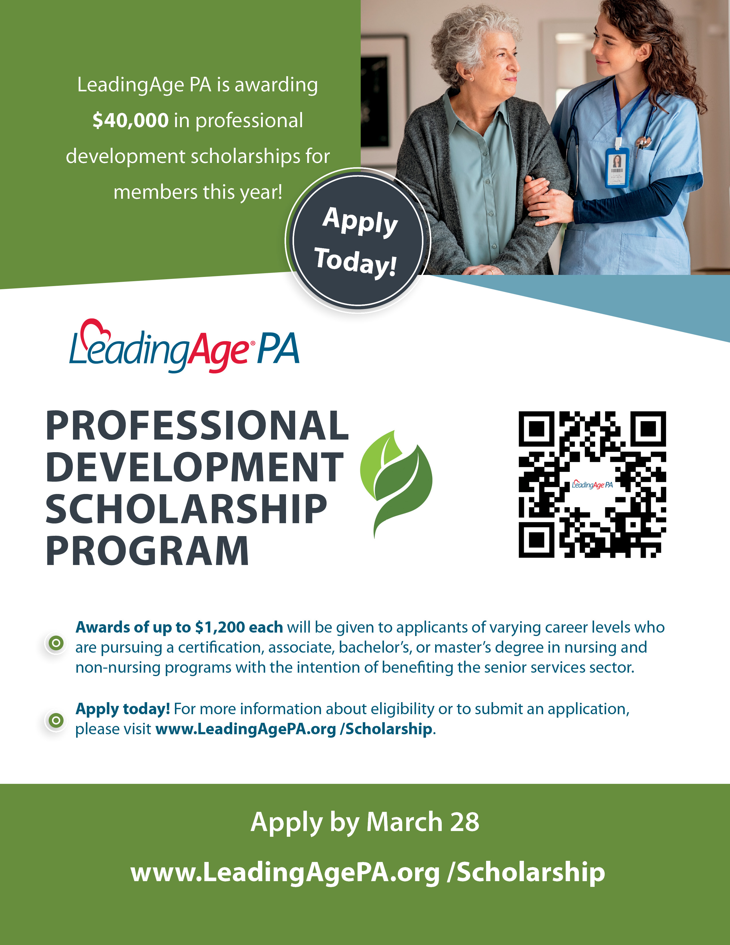 LeadingAgePA_2023 Scholarship Poster