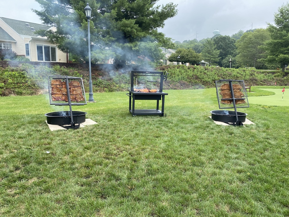 BBQ in field