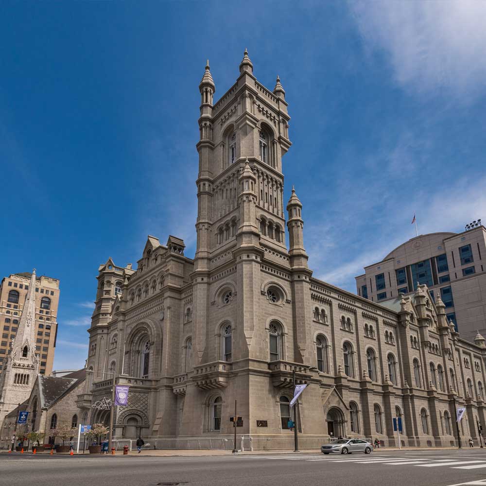 Exterior of Masonic Temple in Philadelphia