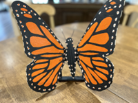 Monarch Butterfly “I acquired this pattern from a friend who passed away. I enjoy working with wood and I decided to continue to make the butterflies to honor my friend and to ensure it would not become a lost art.” – Robert Springer, United Methodist Homes  