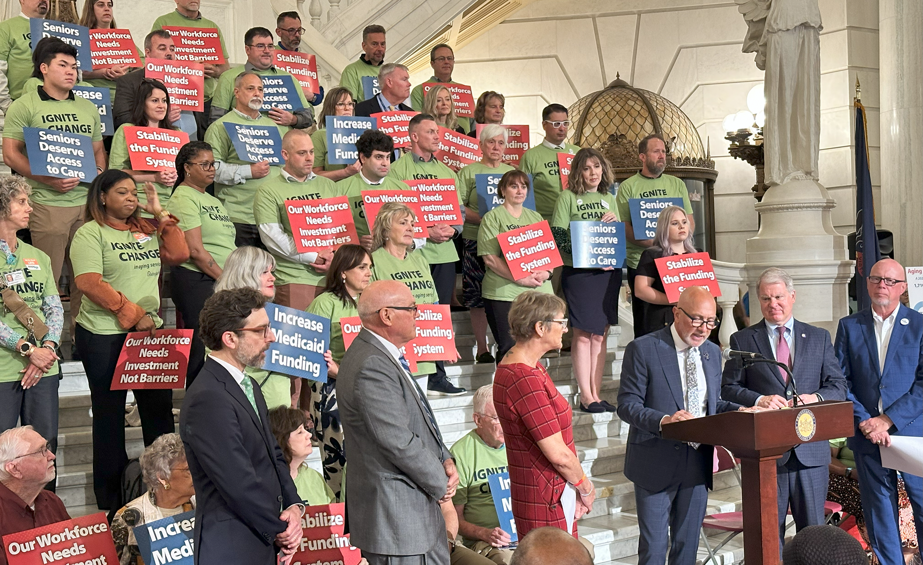 Lobby Day Press Conference Garry Pezzano speaking_LeadingAge PA